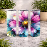 Floral Burst 3 20 OZ Wrap Mockup