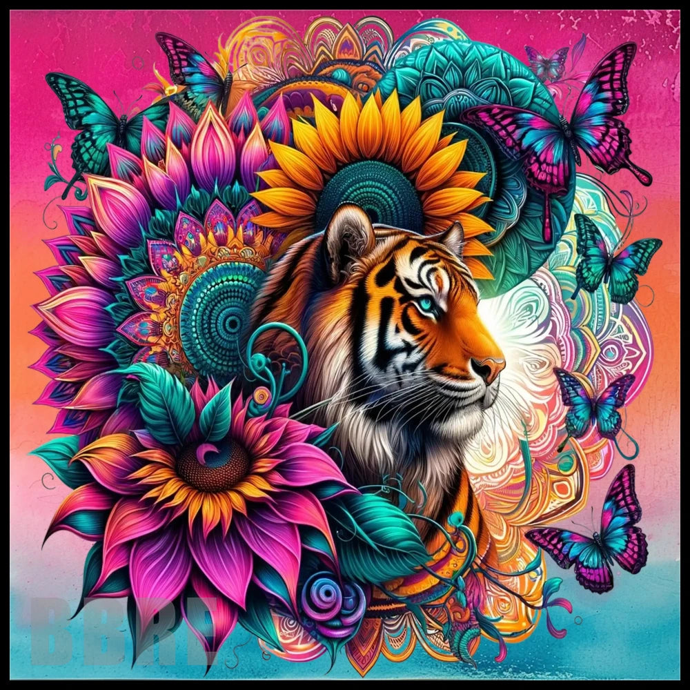 Tiger Mandala 20 OZ Sublimation Wrap