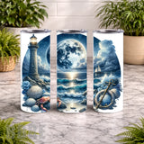 Ocean Lighthouse 20 OZ Wrap Mockup