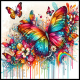 Colorful Butterflies 3 20 OZ Sublimation Wrap