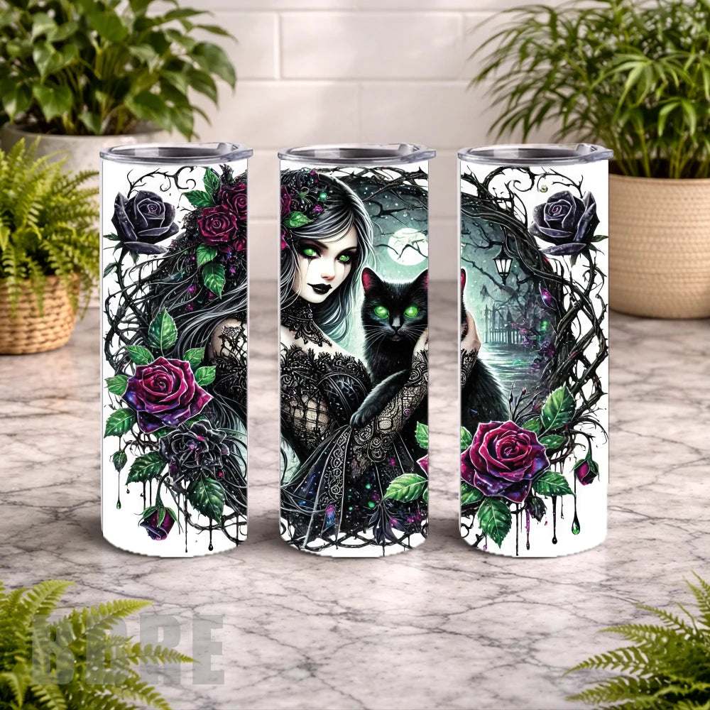 Gothic Elegance 2 20 OZ Wrap Mockup