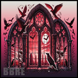 Gothic Raven 20 OZ Sublimation Wrap