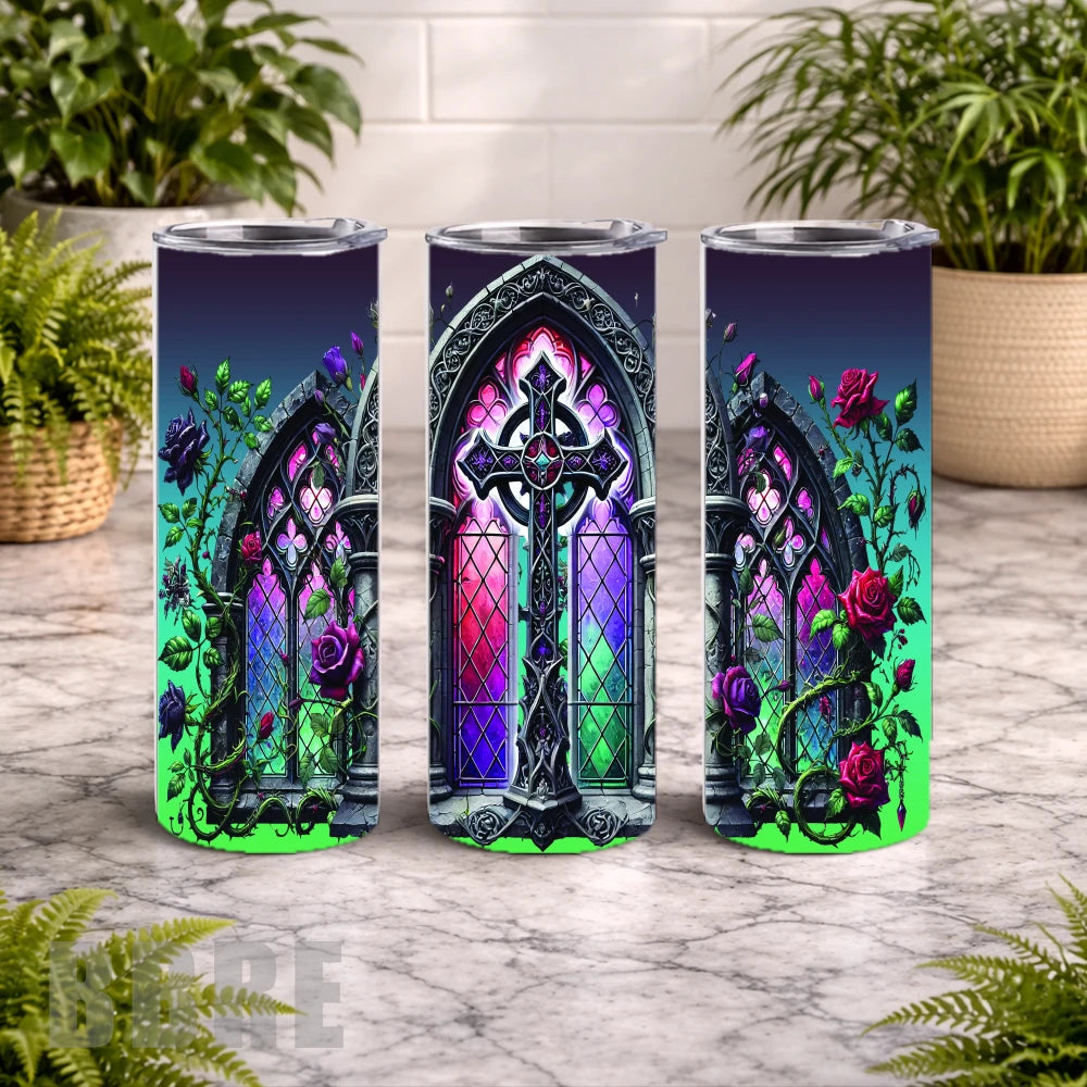 Celtic Cross 20 OZ Wrap Mockup