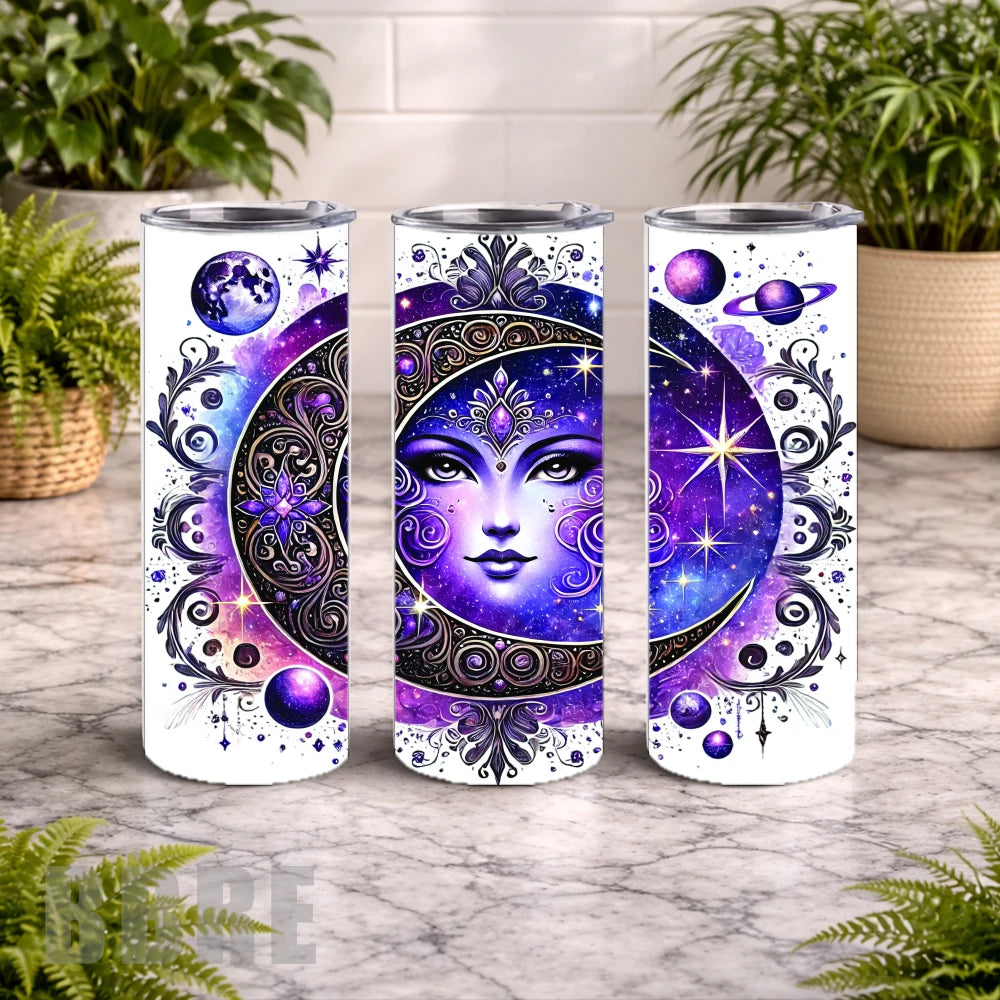 Celestial Moon 20 OZ Wrap Mockup