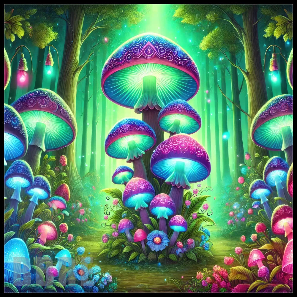 Mystical Mushrooms 20 OZ Sublimation Wrap