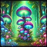 Mystical Mushrooms 20 OZ Sublimation Wrap