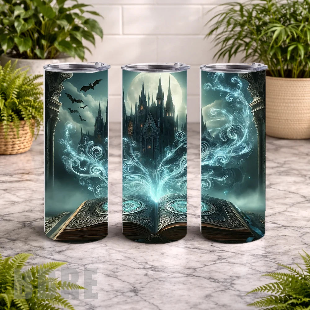 Mystical Castle 20 OZ Wrap Mockup