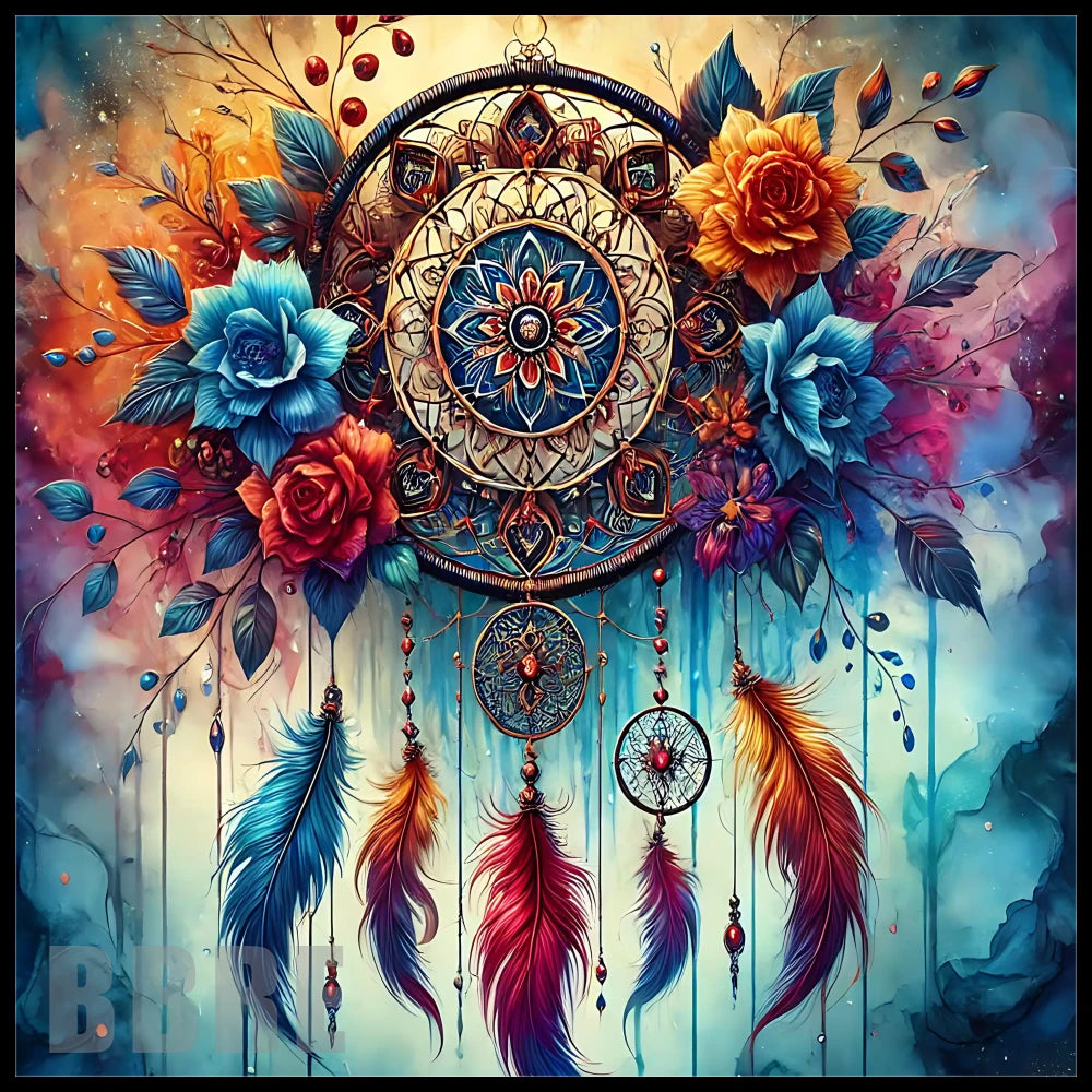 Dreamcatcher Blooms 2 20 OZ Sublimation Wrap