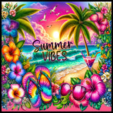 Summer Vibes 9 20 OZ Sublimation Wrap