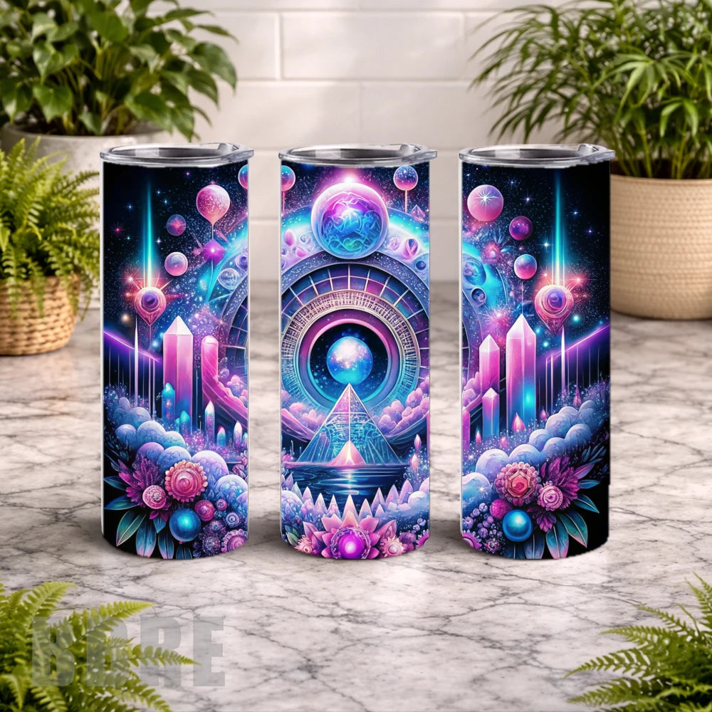 Cosmic Dreamscape 20 OZ Wrap Mockup