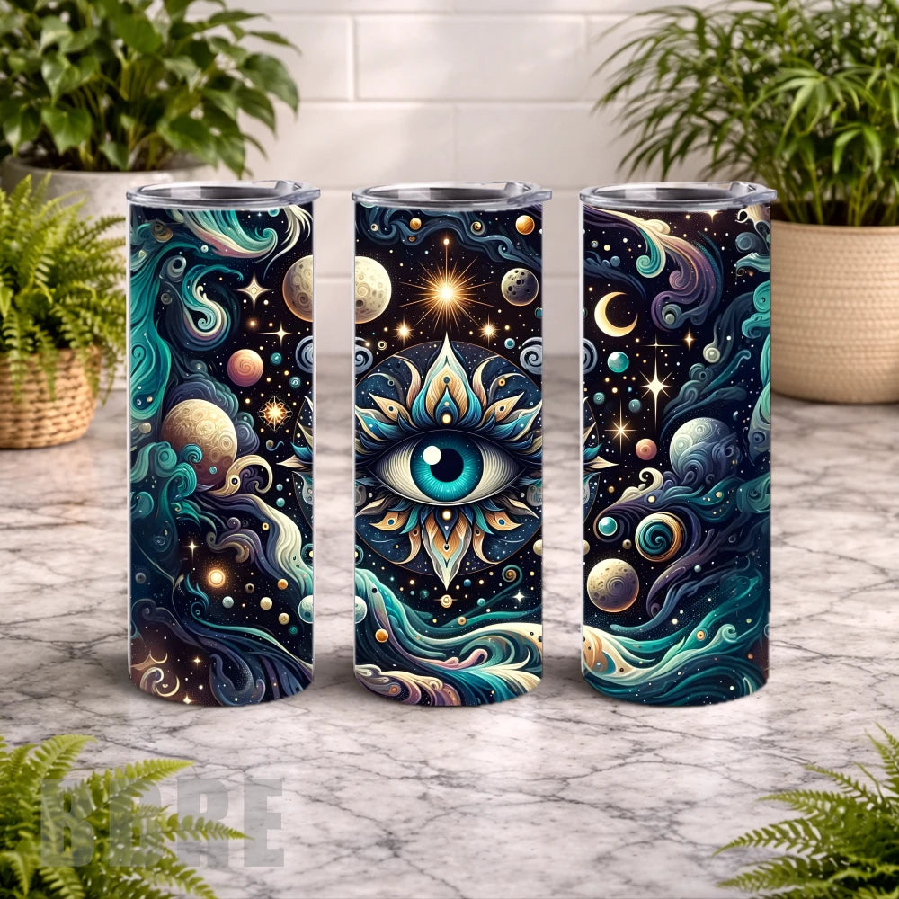 Cosmic Eye 2 20 OZ Wrap Mockup