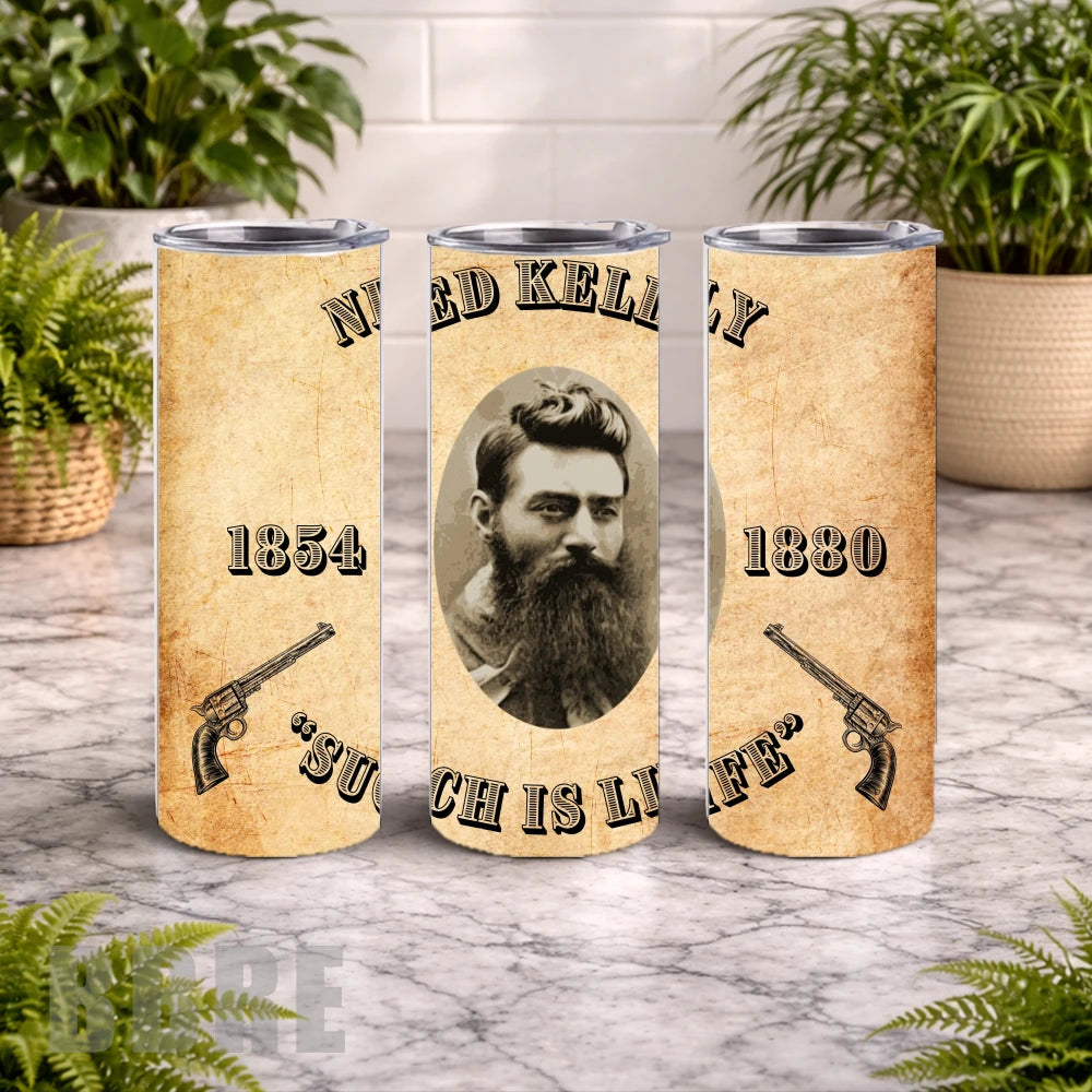 Ned Kelly 20 OZ Wrap Mockup