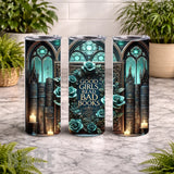 Bookish Roses 2 20 OZ Wrap Mockup
