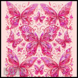 Pink Butterfly 20 OZ Sublimation Wrap