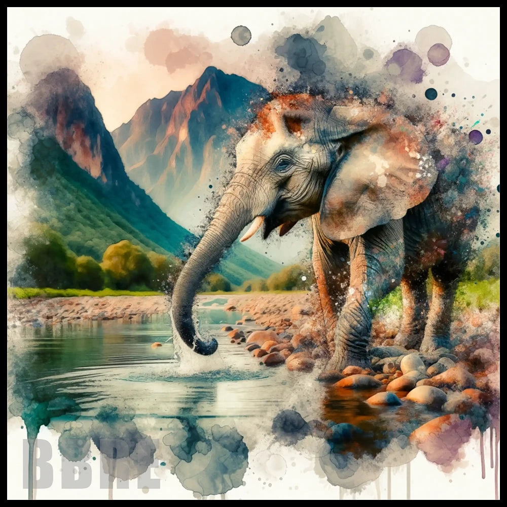 Majestic Elephant 5 20 OZ Sublimation Wrap