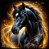 Majestic Black Horse 20 OZ Sublimation Wrap