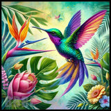 Tropical Hummingbird 20 OZ Sublimation Wrap