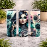 Floral Goddess 6 20 OZ Wrap Mockup