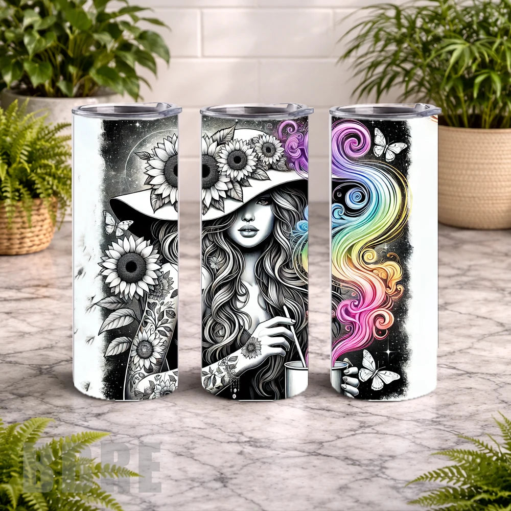 Floral Dream 2 20 OZ Wrap Mockup