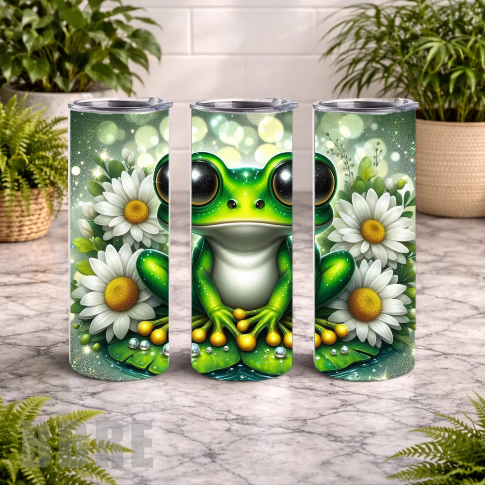 Frog Blossom 5 20 OZ Wrap Mockup