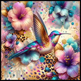 Hummingbird Floral 20 OZ Sublimation Wrap