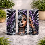 Skull Beauty 2 20 OZ Wrap Mockup