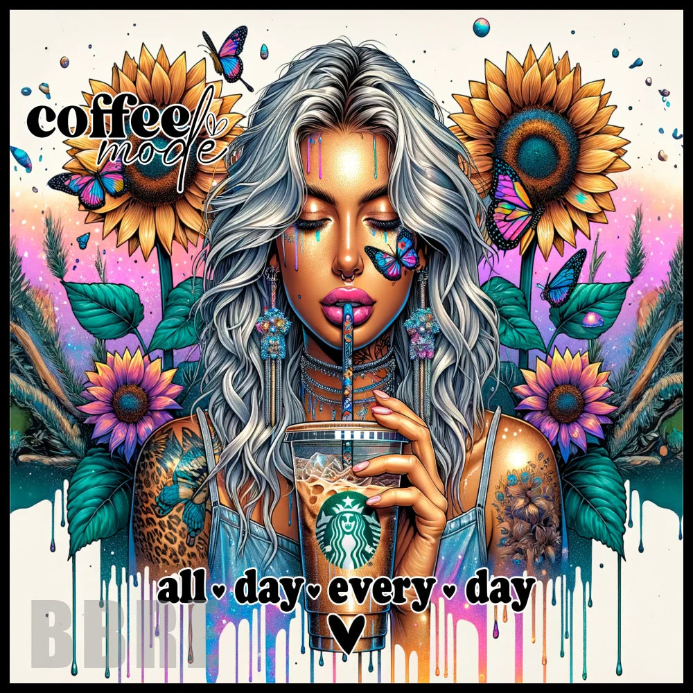 Coffee Mode 2 20 OZ Sublimation Wrap