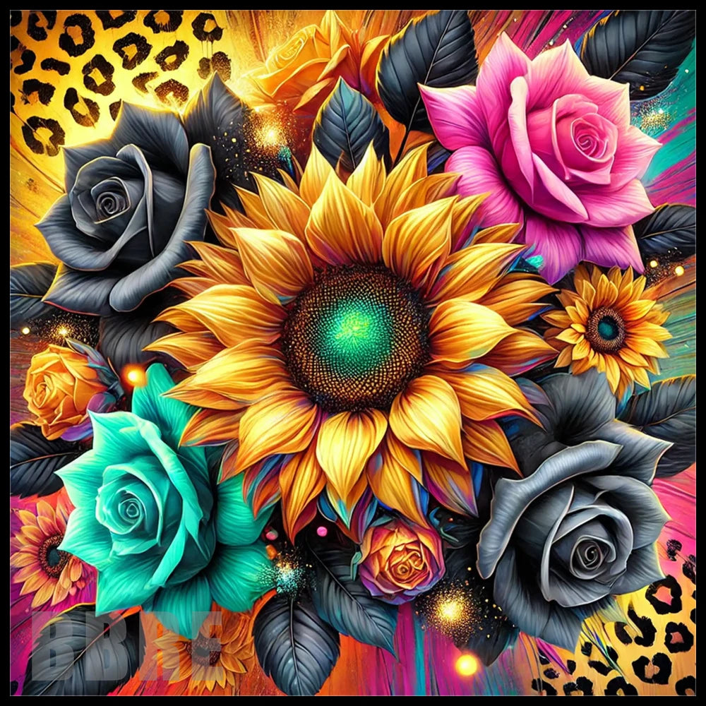 Floral Burst 8 20 OZ Sublimation Wrap