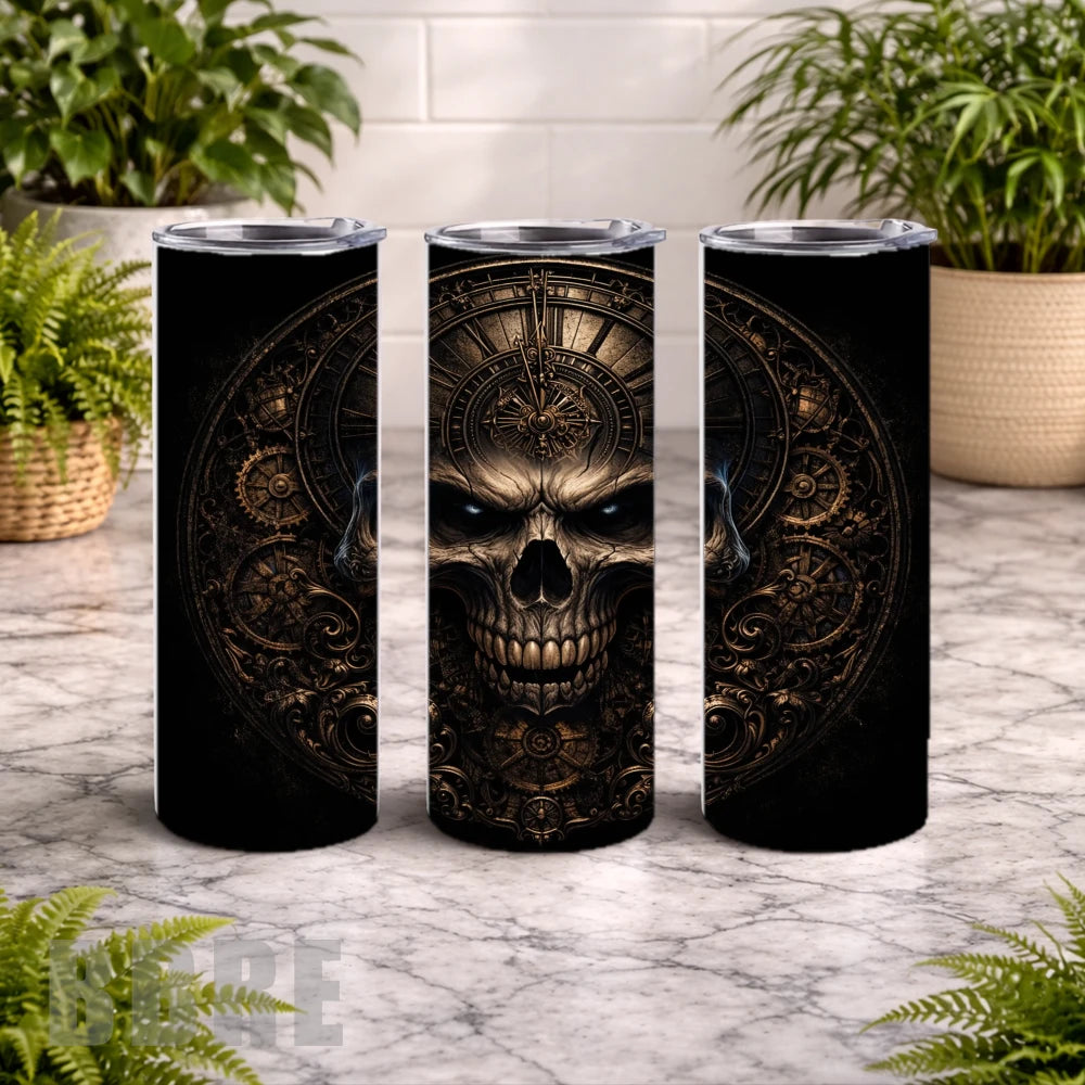Gothic Skull 10 20 OZ Wrap Mockup