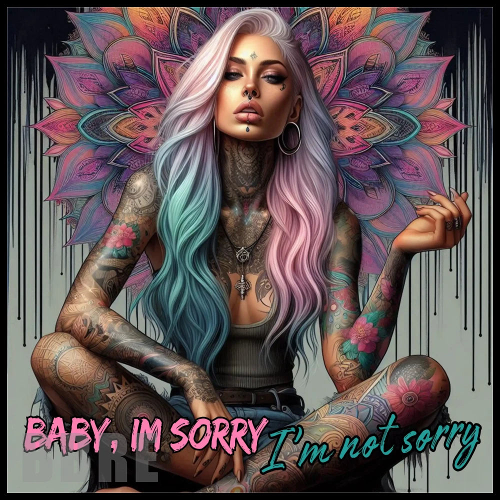 Tattooed Beauty 3 20 OZ Sublimation Wrap