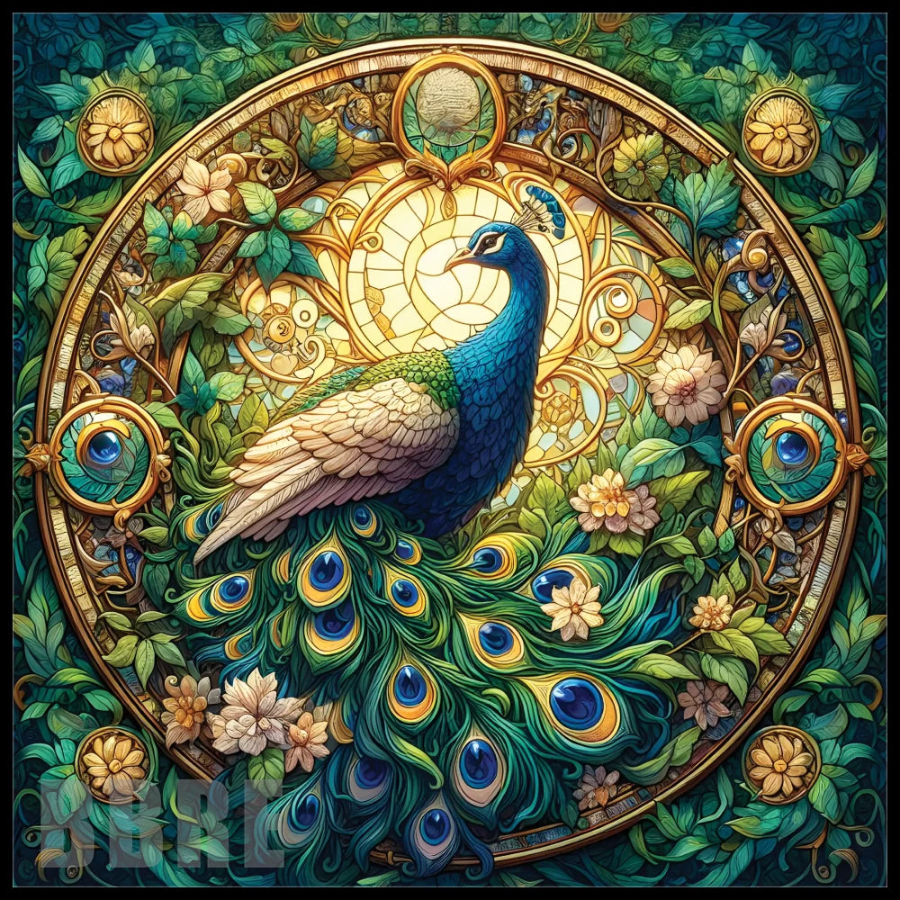 Peacock Elegance 2 20 OZ Sublimation Wrap