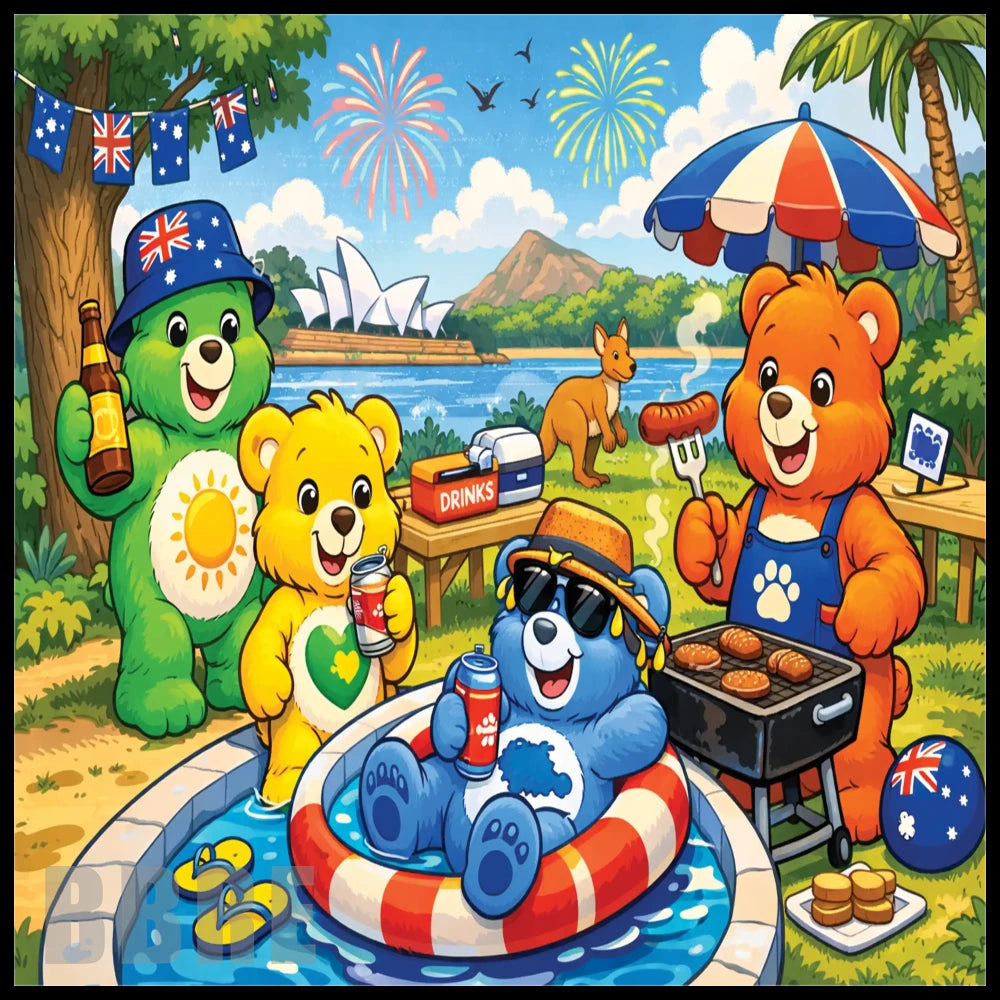Celebration Bears 20 OZ Sublimation Wrap