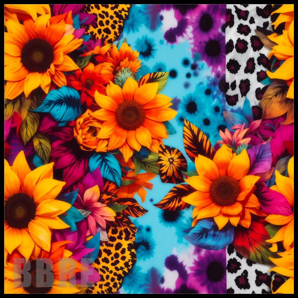 Floral Burst 12 20 OZ Sublimation Wrap