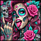Sugar Skull 6 20 OZ Sublimation Wrap