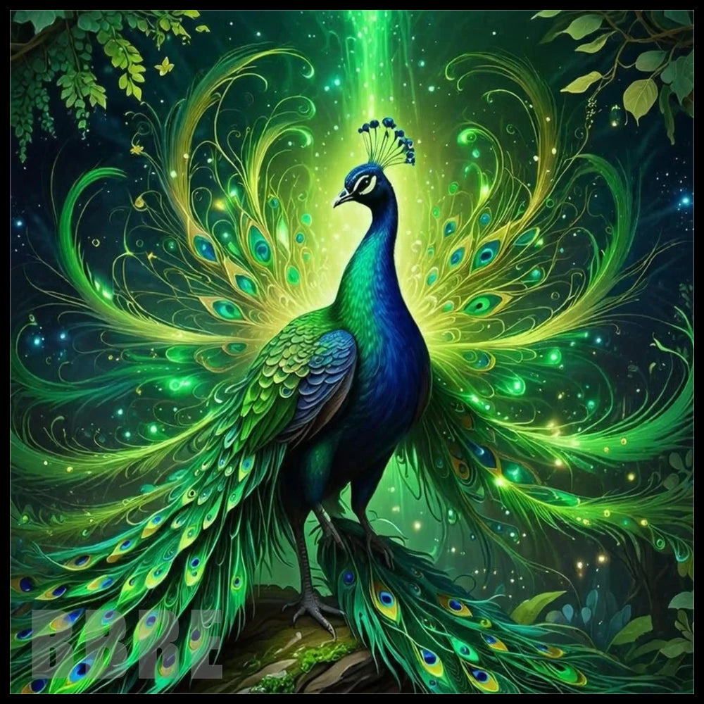 Majestic Peacock 20 OZ Sublimation Wrap