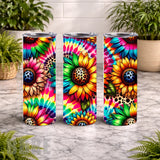 Vibrant Sunflowers 3 20 OZ Wrap Mockup
