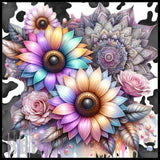 Floral Burst 13 20 OZ Sublimation Wrap