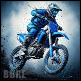 Blue Motocross 20 OZ Sublimation Wrap