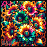 Vibrant Sunflowers 4 20 OZ Sublimation Wrap