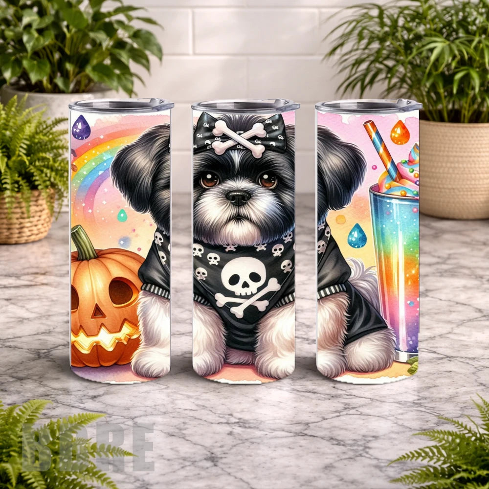Skull Puppy 20 OZ Wrap Mockup