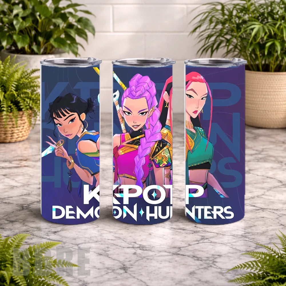 Kpop Demon 20 OZ Wrap Mockup