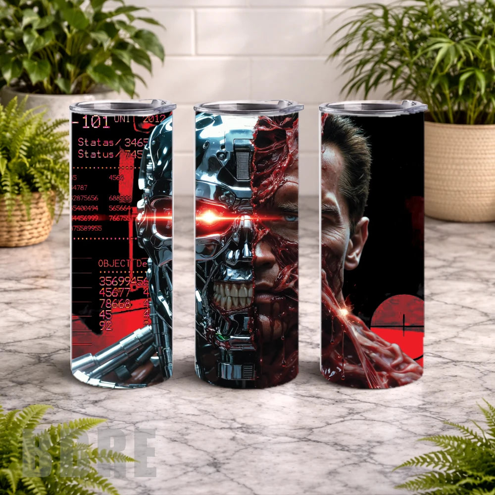 Cybernetic Fusion 20 OZ Wrap Mockup