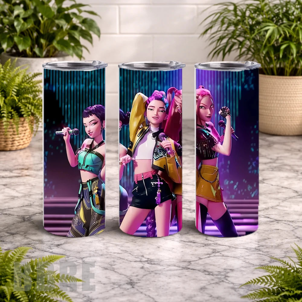 Vibrant Trio 20 OZ Wrap Mockup