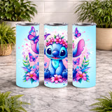Floral Stitch 20 OZ Wrap Mockup