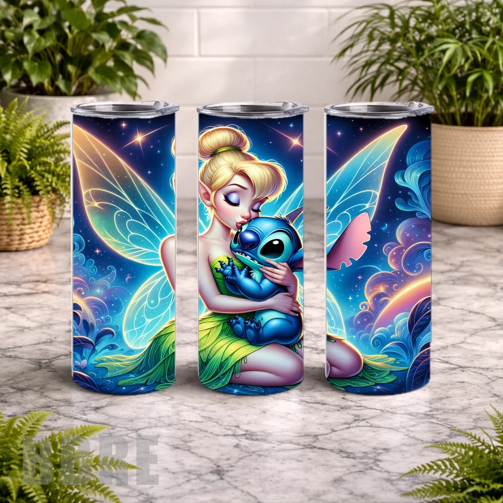 Fairy Friends 20 OZ Wrap Mockup