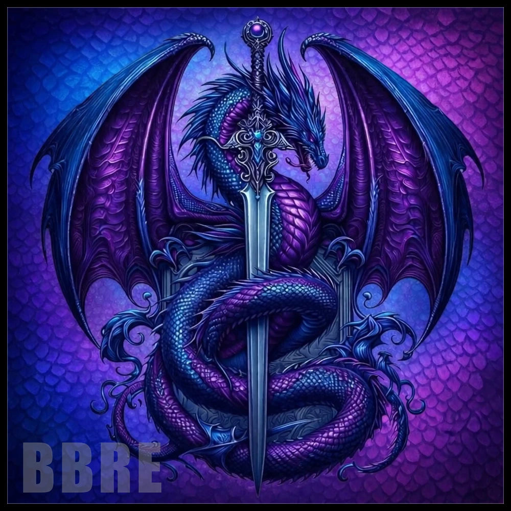 Dragon Sword 2 20 OZ Sublimation Wrap