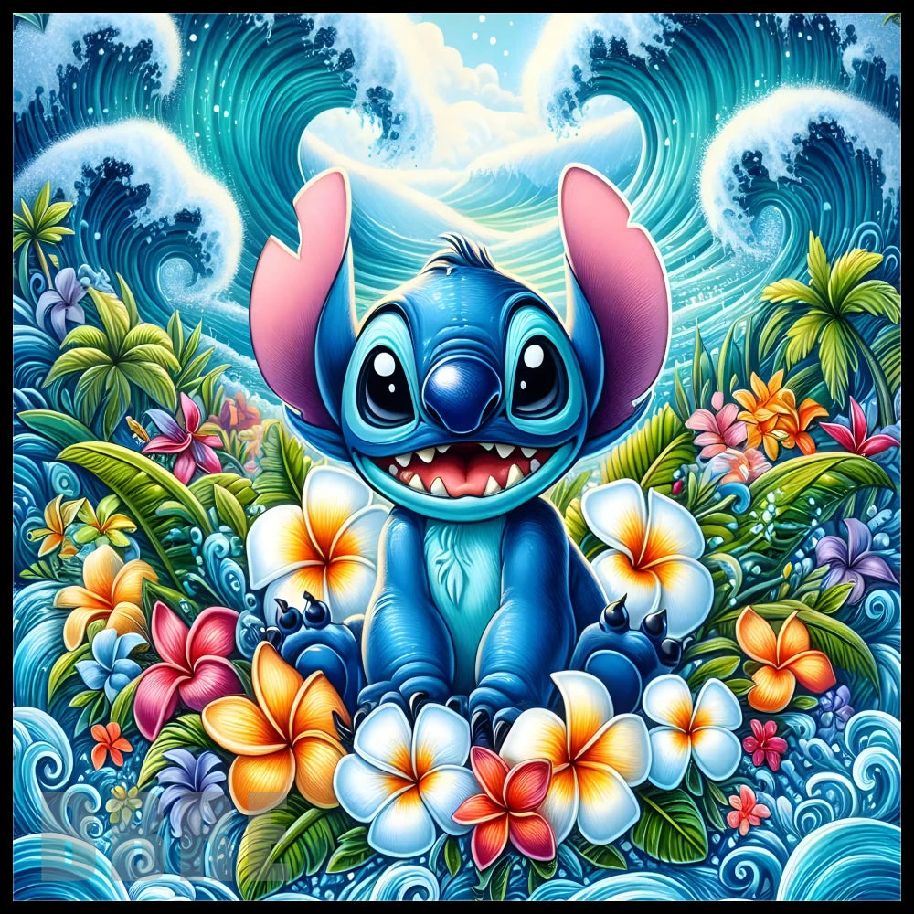 Tropical Stitch 2 20 OZ Sublimation Wrap