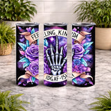 Skeleton Roses 20 OZ Wrap Mockup