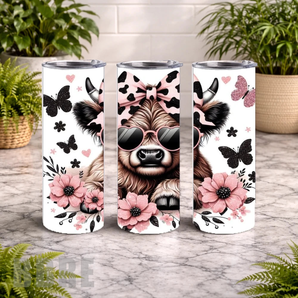 Chic Cow 2 20 OZ Wrap Mockup