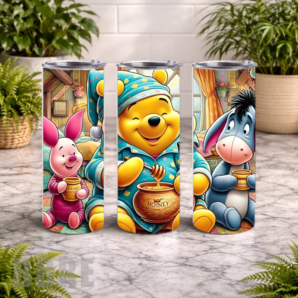 Winnie Pooh 2 20 OZ Wrap Mockup